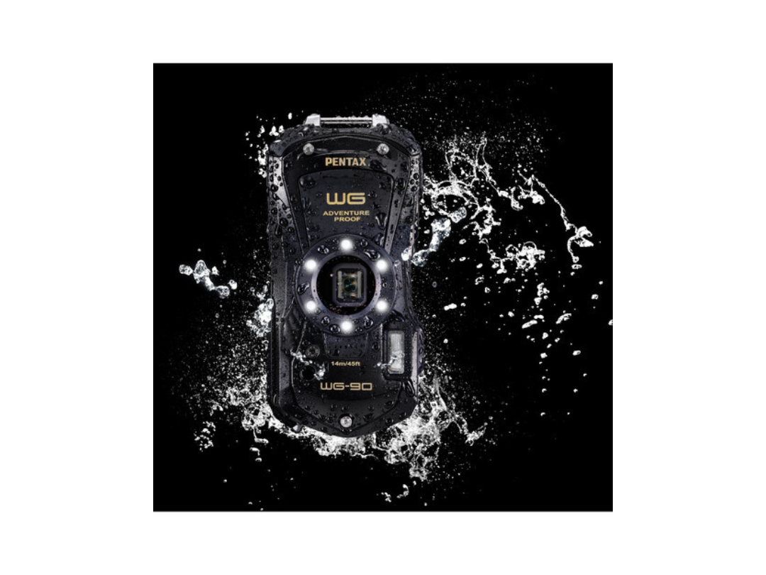 Pentax WG-90 Waterproof Camera 16 MP, 5X Zoom, Shockproof, Freezeproof Pentax WG-90 Waterproof Camera 16 MP, 5X Zoom, Shockproof, Freezeproof